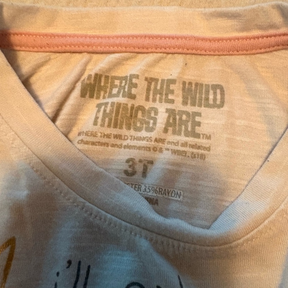 Where the Wild Things Are Kids T-Shirt - White - Picture 2 of 2
